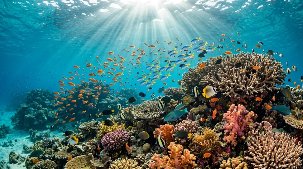 Coral reef ecosystem