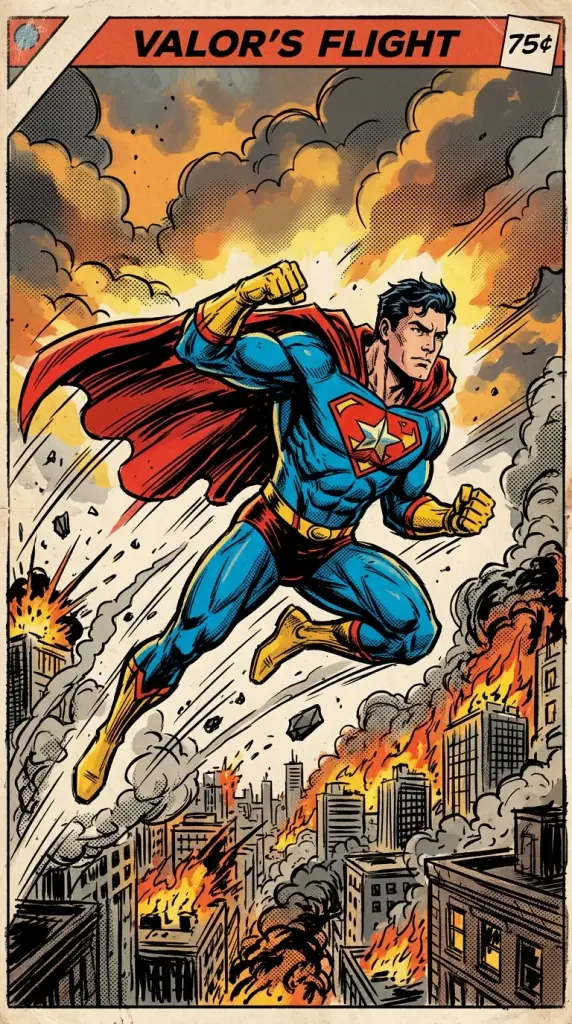 Comic book hero